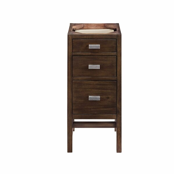 James Martin Vanities Addison 15in Base Cabinet Only, Mid-Century Acacia E444-BC15-MCA